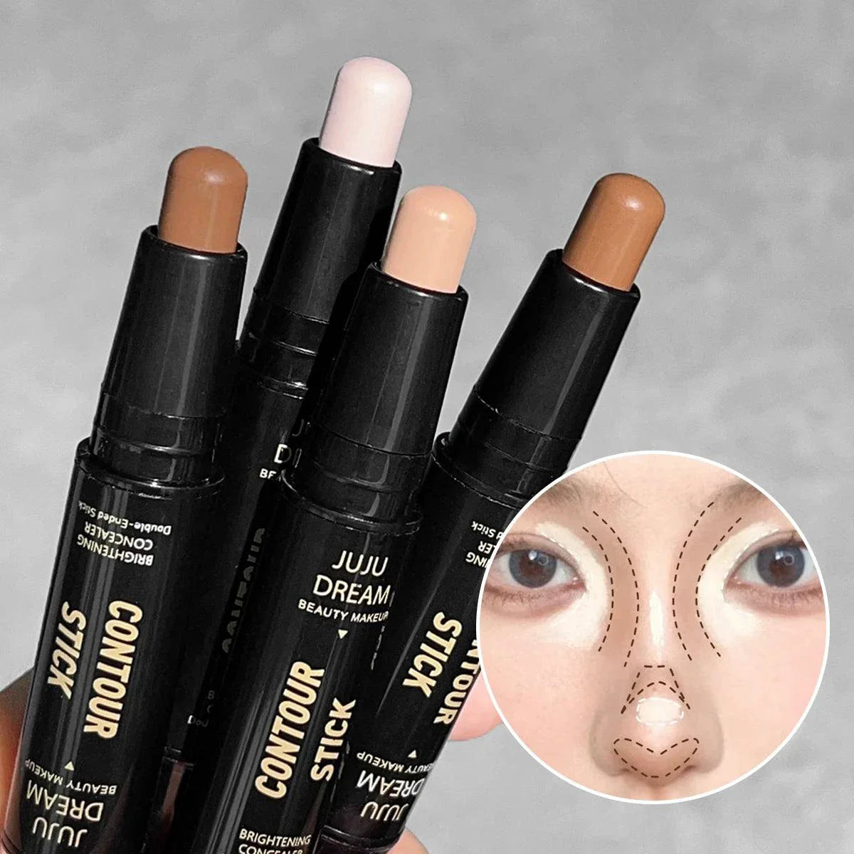 Dual Purpose Highlight Trimming Stick for Sculpting & Brightening