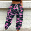 Women's Spring Camo Jogger Pants - 3D Print