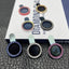 Sparkling Diamond Camera Lens Protector for iPhone 14/13/12/11 Pro Max - Premium Glittering Metal Ring - Korvel