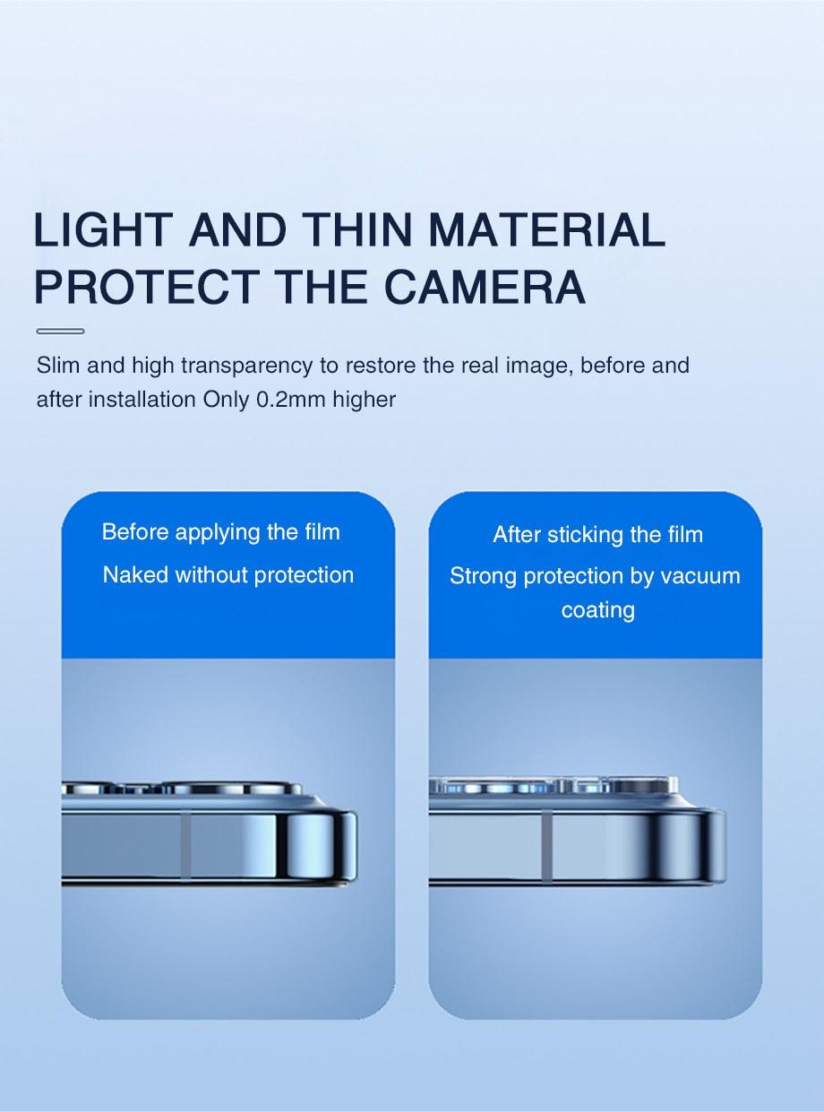 Protectores de Lentes de Cámara Trasera HD Premium para iPhone