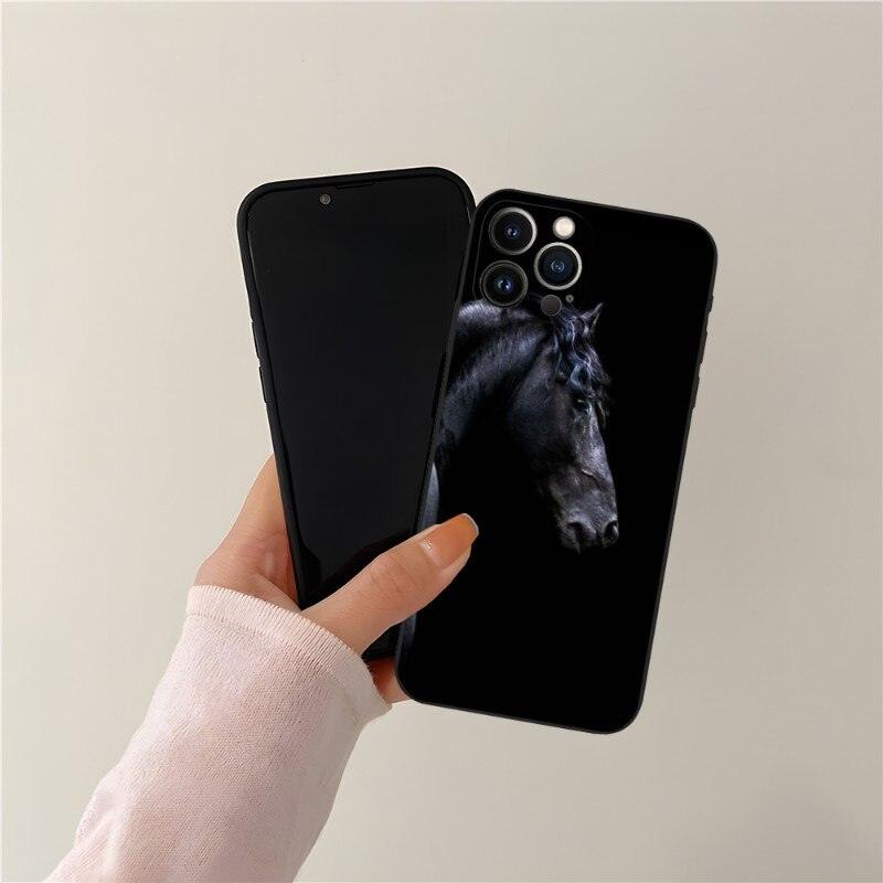 Trendy Horse Print Phone Case for iPhone Models