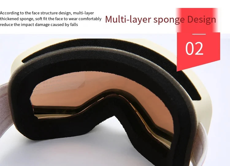 Lunettes de ski et de snowboard premium avec protection UV 400