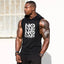 Camiseta sin mangas con capucha para gimnasio para hombres