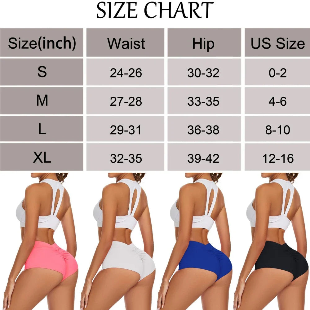 Shorts de sport taille haute avec fronces