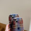 Funda suave de cuadrícula escocesa linda para iPhone 14/13/12/11