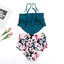 RuffleWave Chic High Waist Bikini & Tankini Set