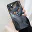 Funda Elegante de Gato British Shorthair Gris para Modelos de iPhone