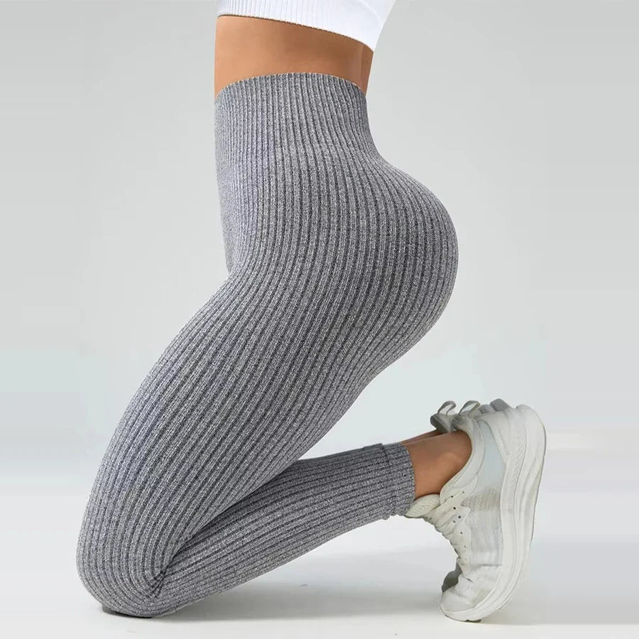 Seamless High-Waisted Yoga Leggings