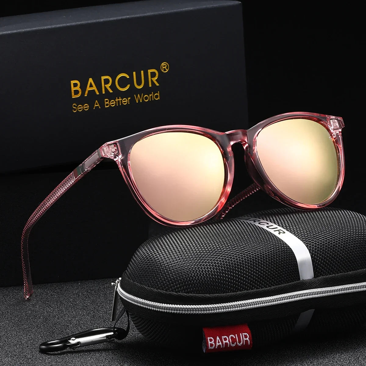 Chic Cat Eye Polarized Sunglasses for Women – Lightweight UV400 Protection with Stylish Polycarbonate Frame and Mirror Lenses – Perfect Summ - Korvel