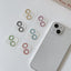 Verre de protection scintillant pour caméra pour iPhone 14/13/12