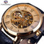 Men's Luxury Mechanical Watch with Leather Band