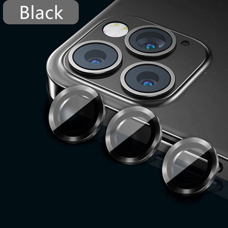 Titanium Alloy HD Camera Lens Protector for iPhone 12/13/14 Series - 9H Scratch-Resistant - Korvel
