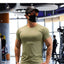 T-shirts de sport pour hommes grande taille en tissu Dry Fit