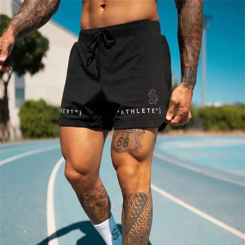 Pantalones Cortos de Jogging de Secado Rápido para Hombre
