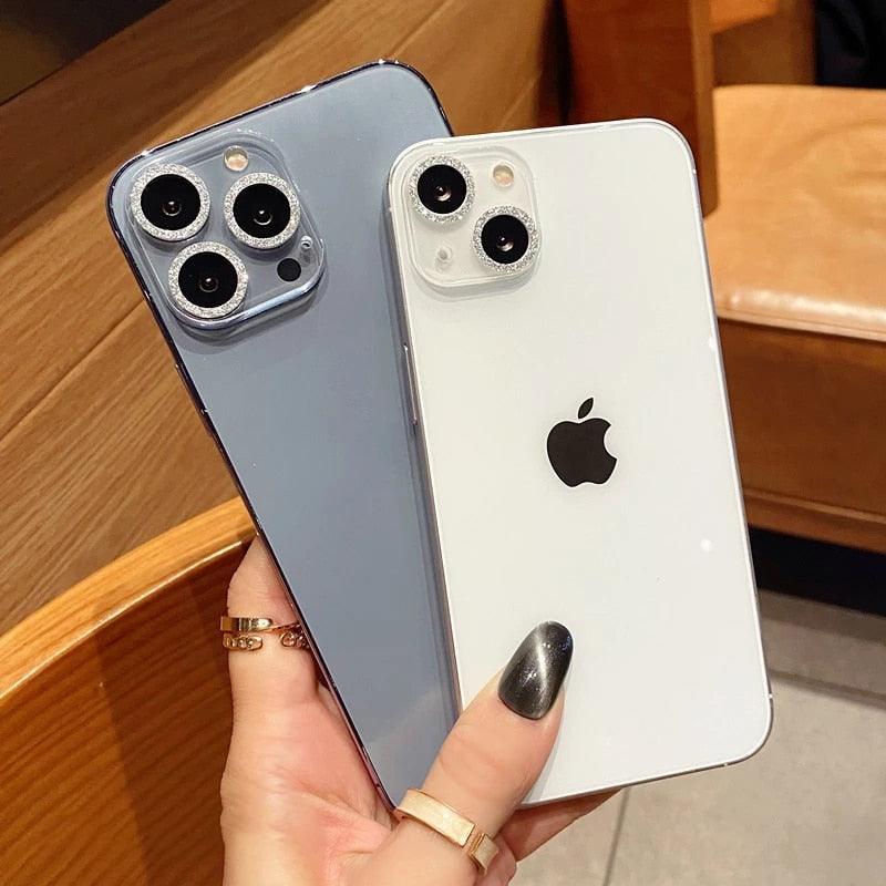 Cubierta de cámara de vidrio templado 9H para iPhone - Protección premium
