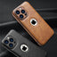 Luxury Leather Case for iPhone - Premium PU Leather Protection
