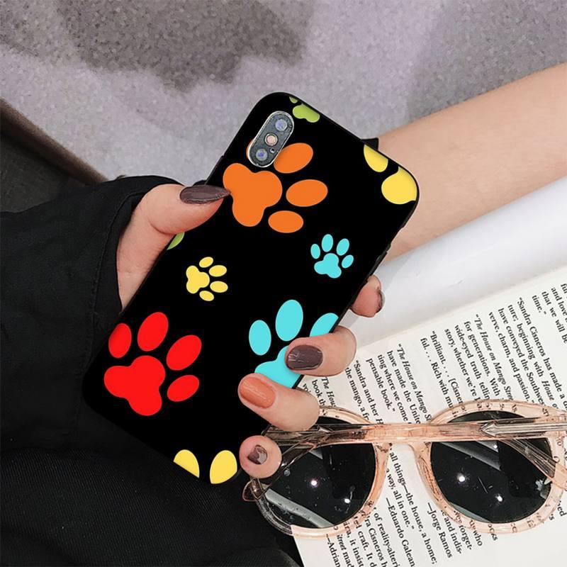 Dog Paw Print Phone Case for iPhone - Stylish & Protective