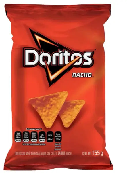 Sabritas Doritos Nacho Cheese Chips 146g – Authentic Mexican Snack