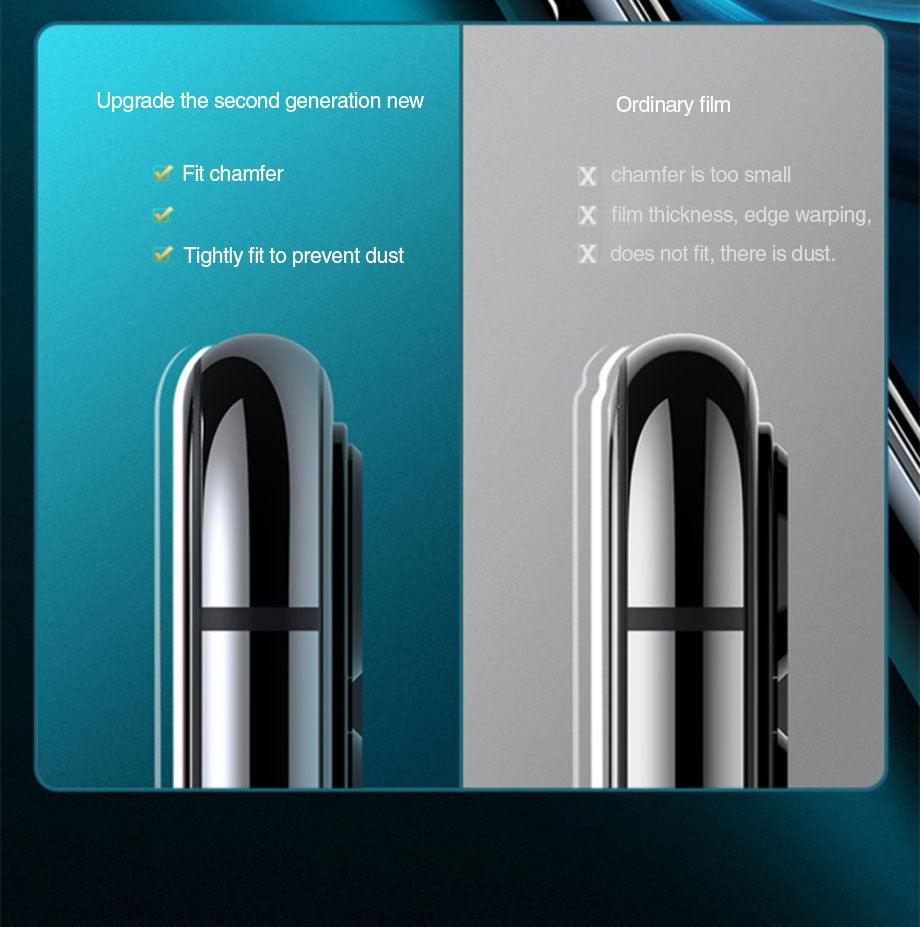 Protecteur d'écran en verre trempé 9D Full Cover pour iPhone