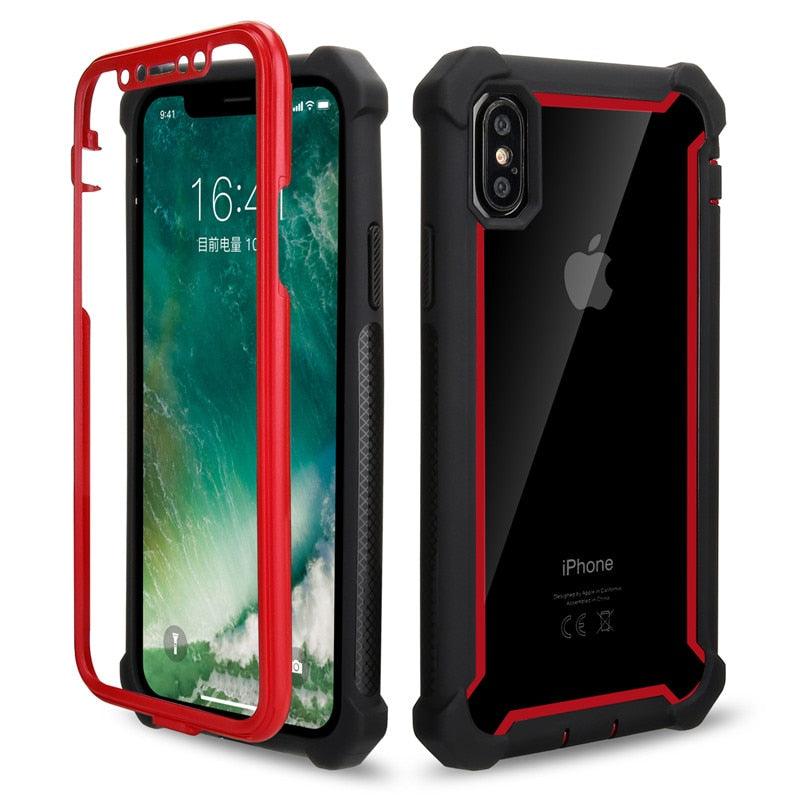 Ultimate Shockproof iPhone Case with Built-in Screen Protector - Korvel