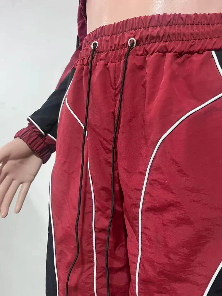 Conjunto de Chándal de Nylon Ligero para Mujer