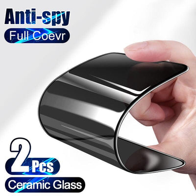 Full Cover Ceramics Privacy Glass Screen Protector for iPhone