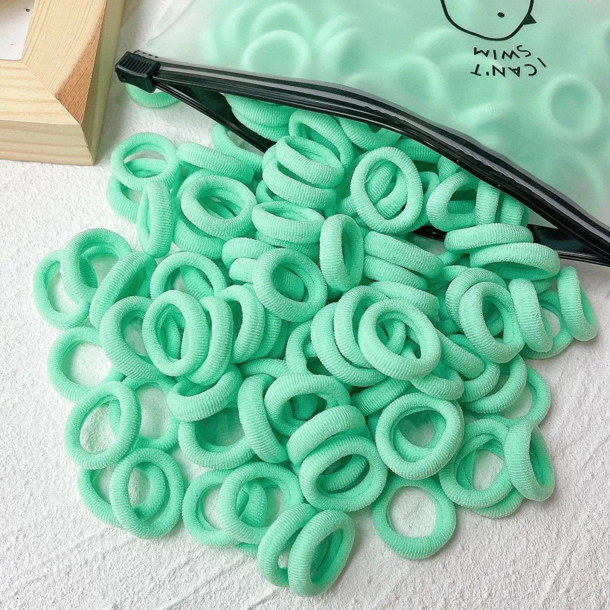 Colorful Kids Elastic Hair Bands - 20/50pcs Set