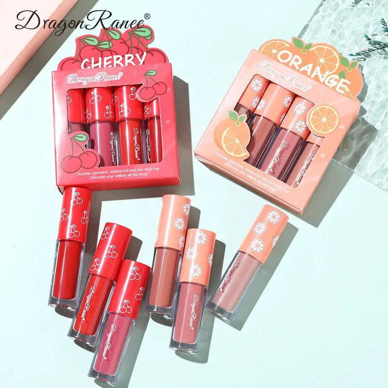 Mini Velvet Matte Lip Gloss Set - 4 Piece Collection