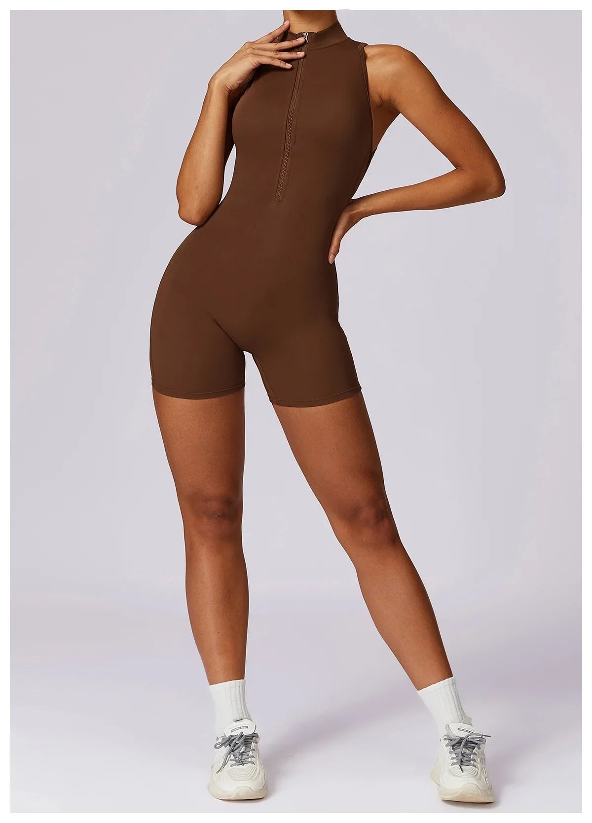 Women’s Sleeveless Slim Jumpsuit for Activewear