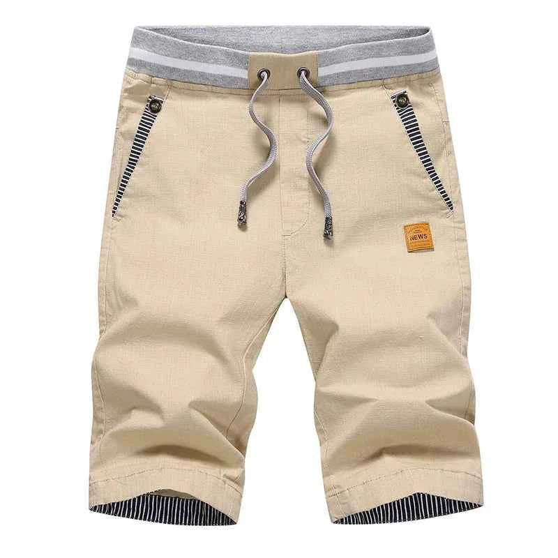 Shorts de Jogging Décontractés en Coton et Lin pour Hommes 4XL