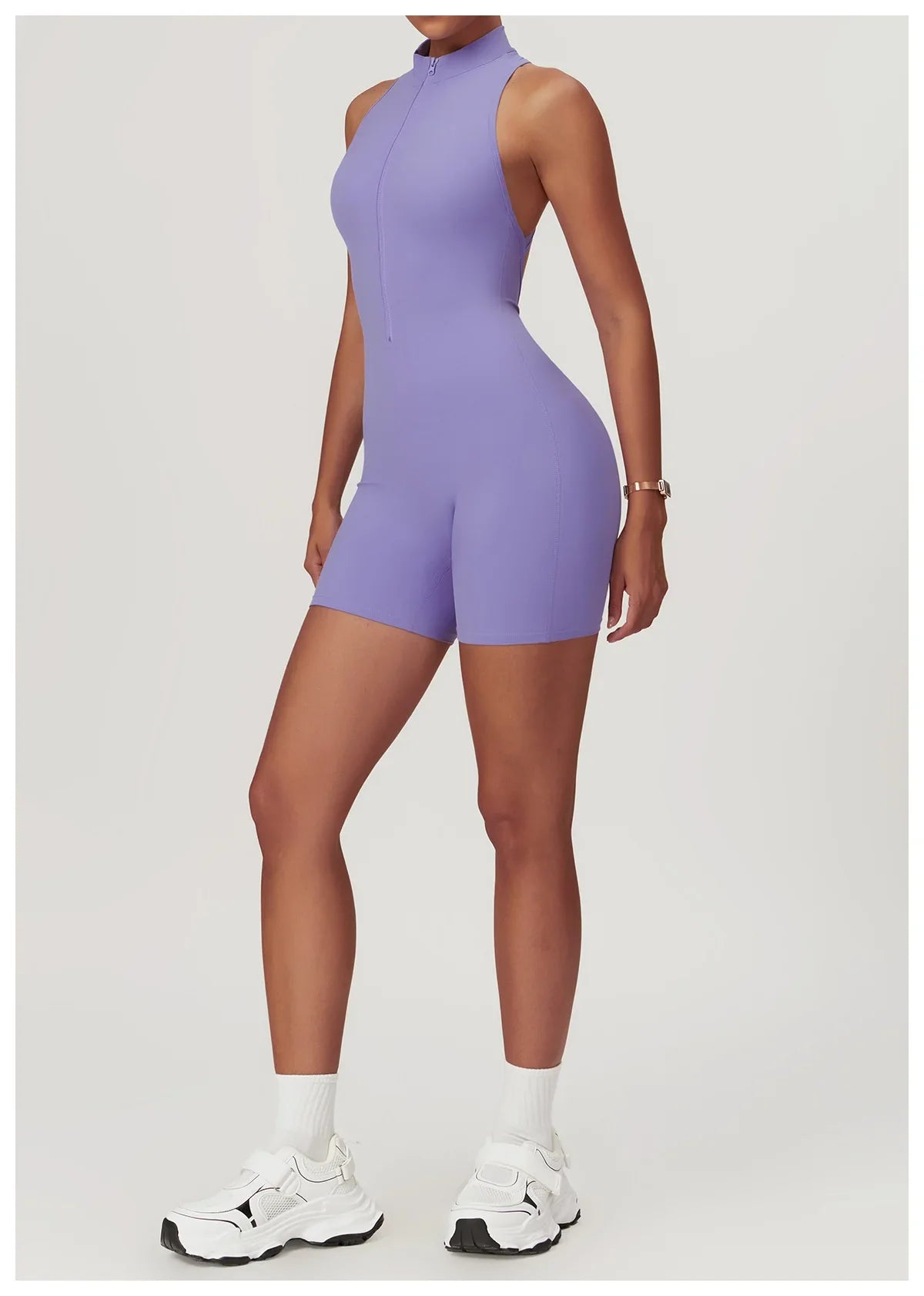Women’s Sleeveless Slim Jumpsuit for Activewear