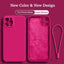 Coque en silicone premium pour iPhone 13 Pro Max et 12 Mini