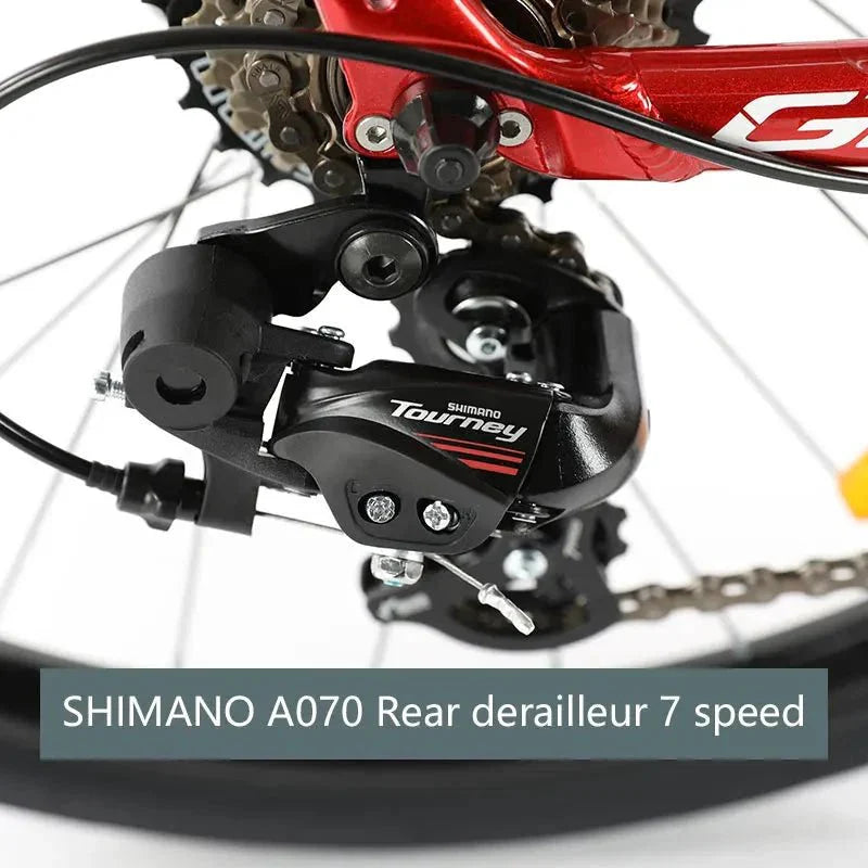 YUZE G240 7-Speed Aluminum Disc Brake Bicycle for Students