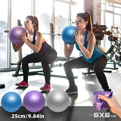 Balle de Yoga Pilates 25CM pour l'entraînement du tronc et de l'équilibre