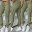 Pantalones Cargo Slim de Cintura Alta para Mujer