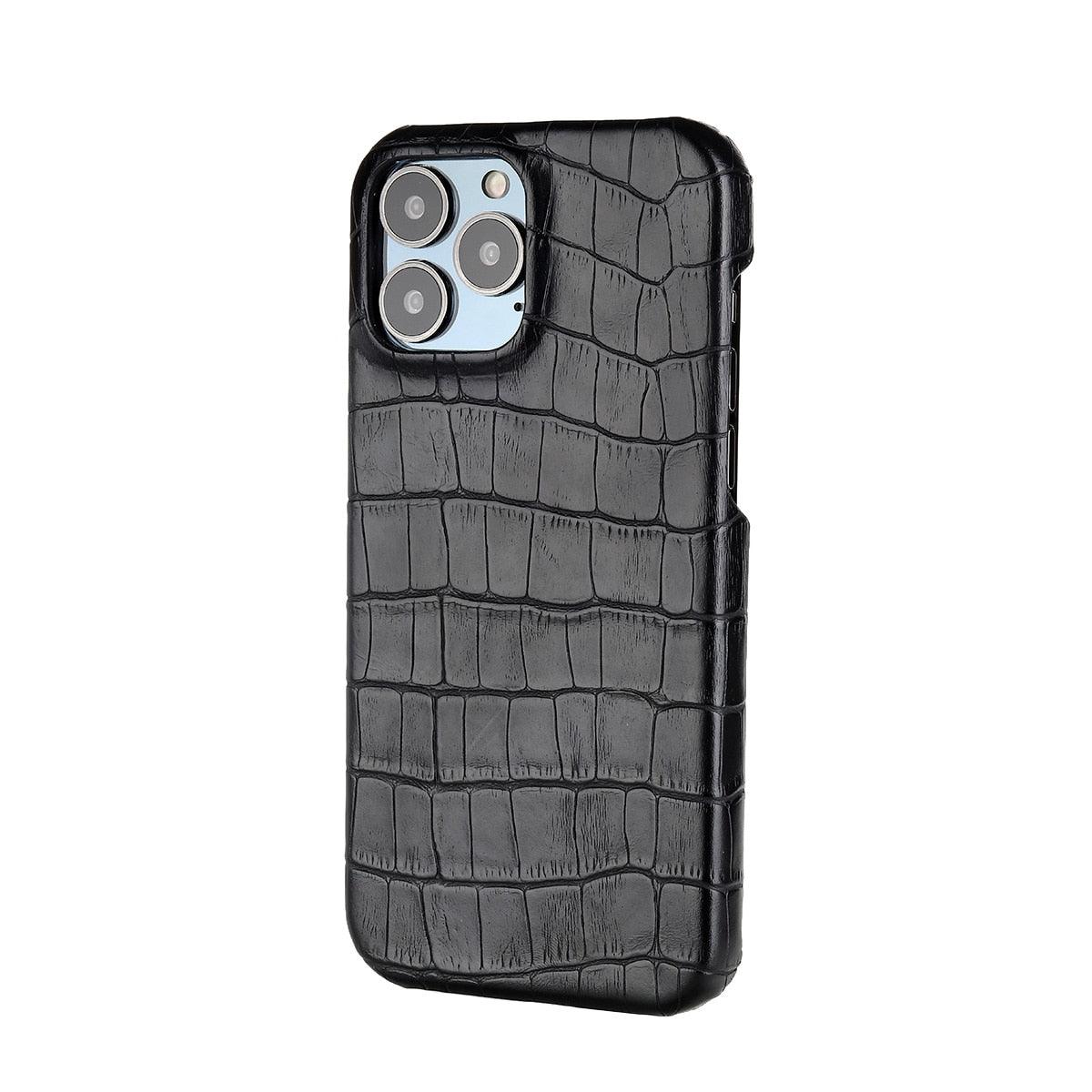 Coque en cuir premium pour iPhone 11, 12, 13, 14 Pro Max