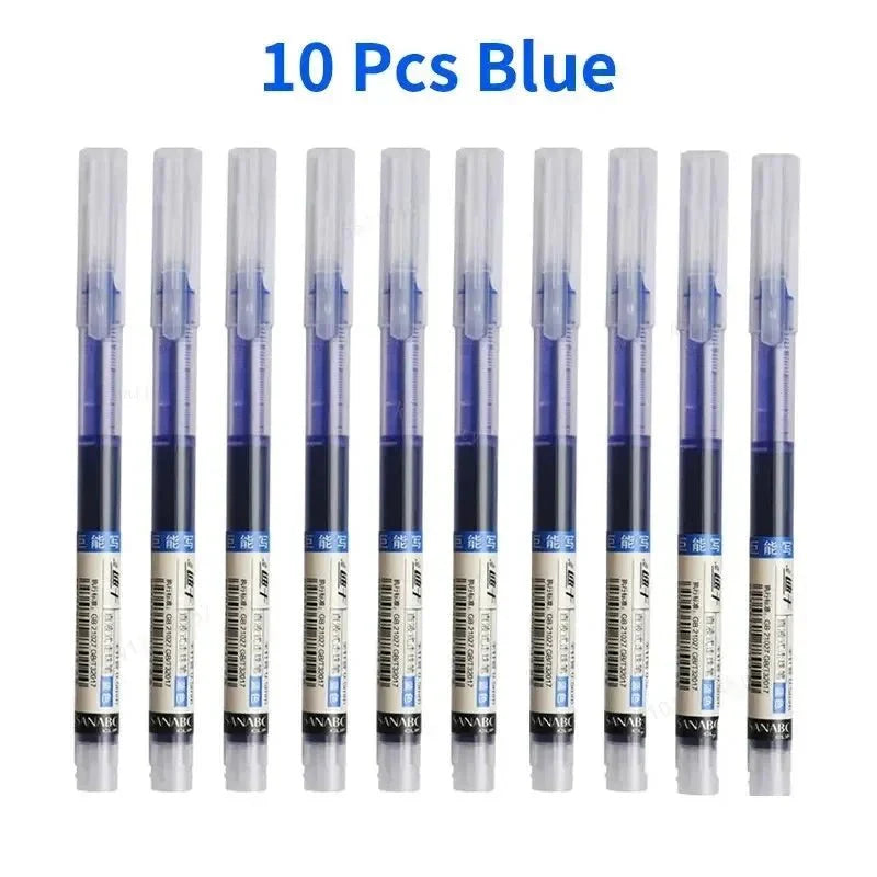 10-Piece Kawaii Gel Pen Set - Precision Writing Instruments