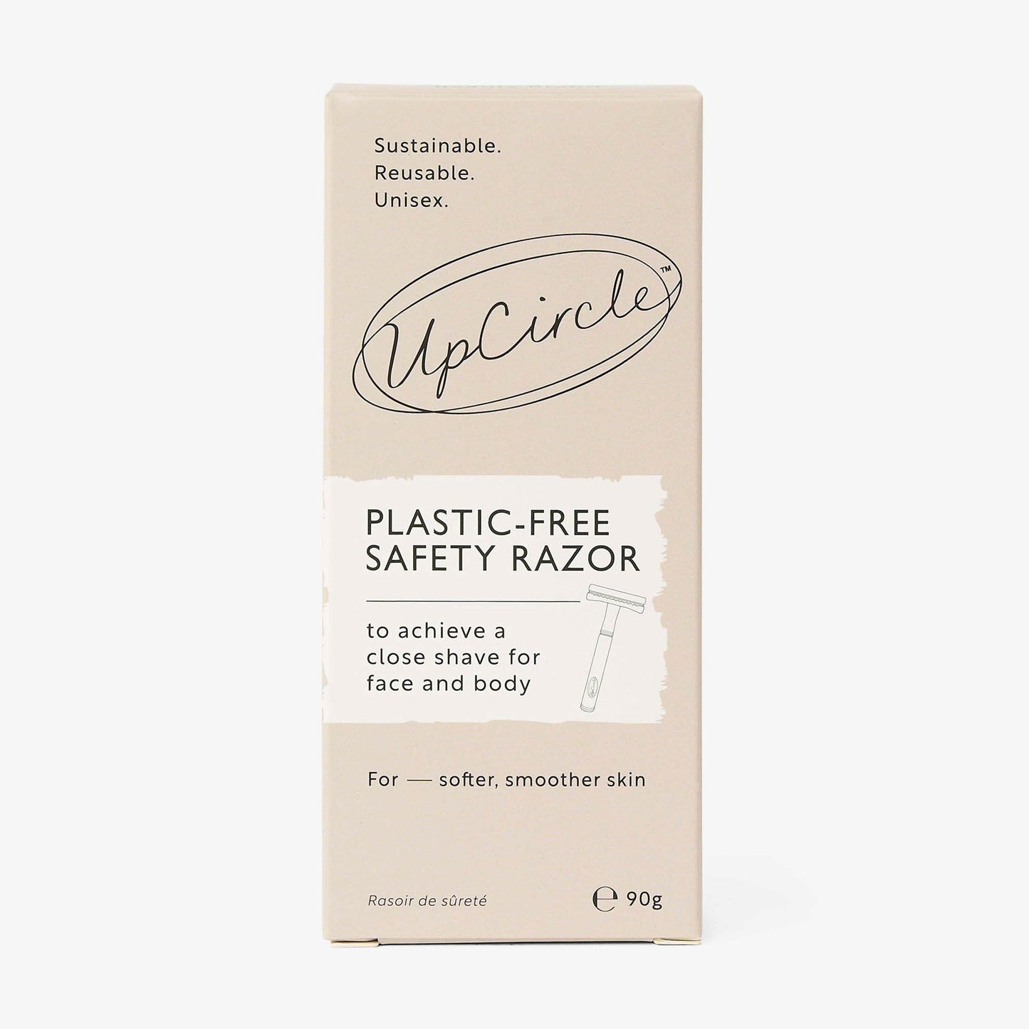 Rasoir de sécurité premium sans plastique