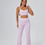 FlareLift Yoga Set: High-Waist Pants & Backless Bra