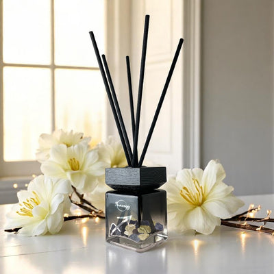 Sagittarius Zodiac Crystal-Infused Reed Diffuser - Eternal Blooms Aroma, 100ml - Korvel