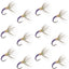 Premium Grave Digger Sakasa Kebari - 12 Size 14 Tenkara Flies - Korvel