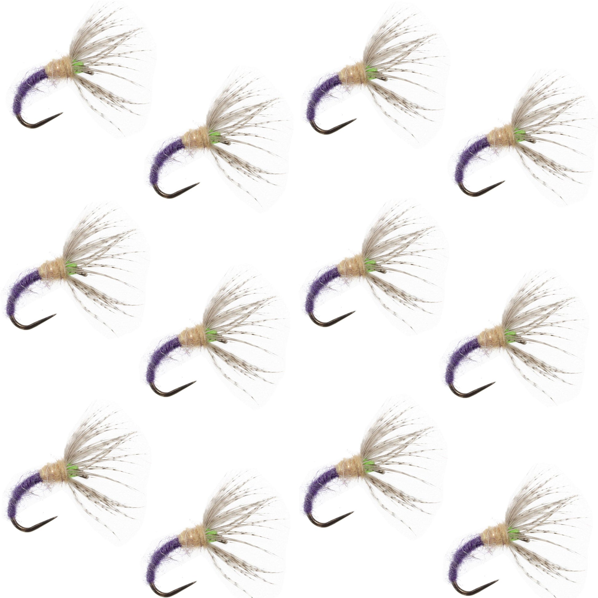 Premium Grave Digger Sakasa Kebari - 12 Size 14 Tenkara Flies - Korvel