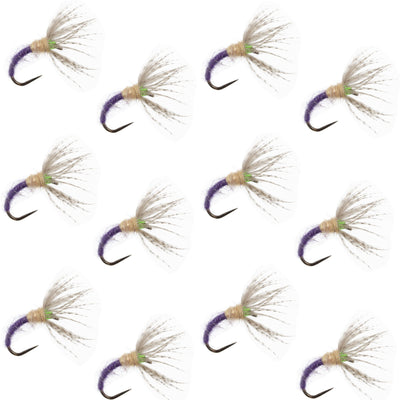 Premium Grave Digger Sakasa Kebari - 12 Size 14 Tenkara Flies - Korvel