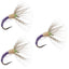 3-Pack Sakasa Kebari Grave Digger Tenkara Flies - Size 14 - Korvel