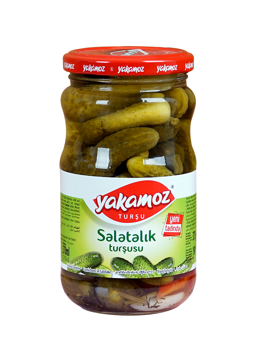Yakamoz Cucumber Pickle 375 g (13.23 oz) – Crisp Mediterranean Pickles - Korvel