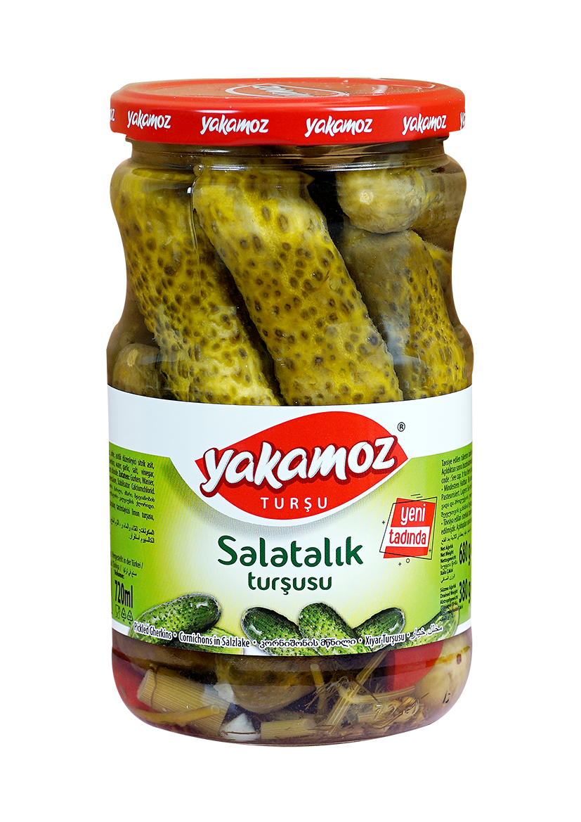 Yakamoz Cucumber Pickle 680 g (24 oz) – Crisp Whole Pickles - Korvel
