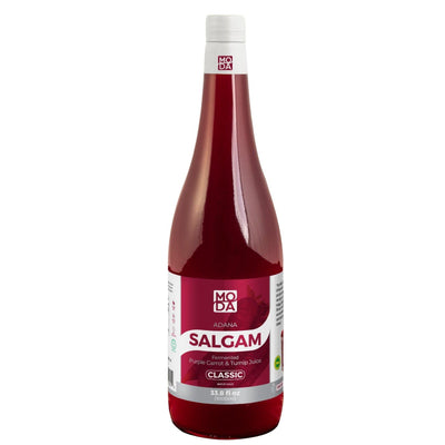 Moda Şalgam – Jugo de zanahoria morada y nabo de fermentación suave, botella de vidrio, 1 L