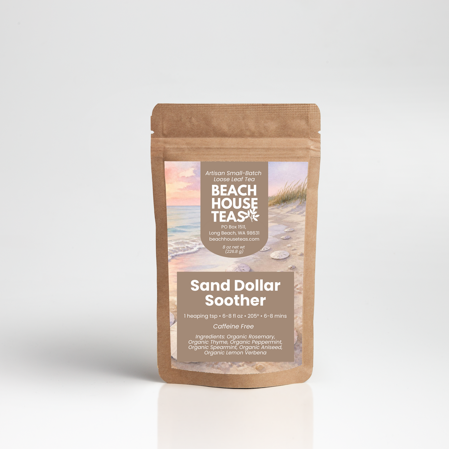Sand Dollar Soother - Organic Herbal Loose Leaf Tea