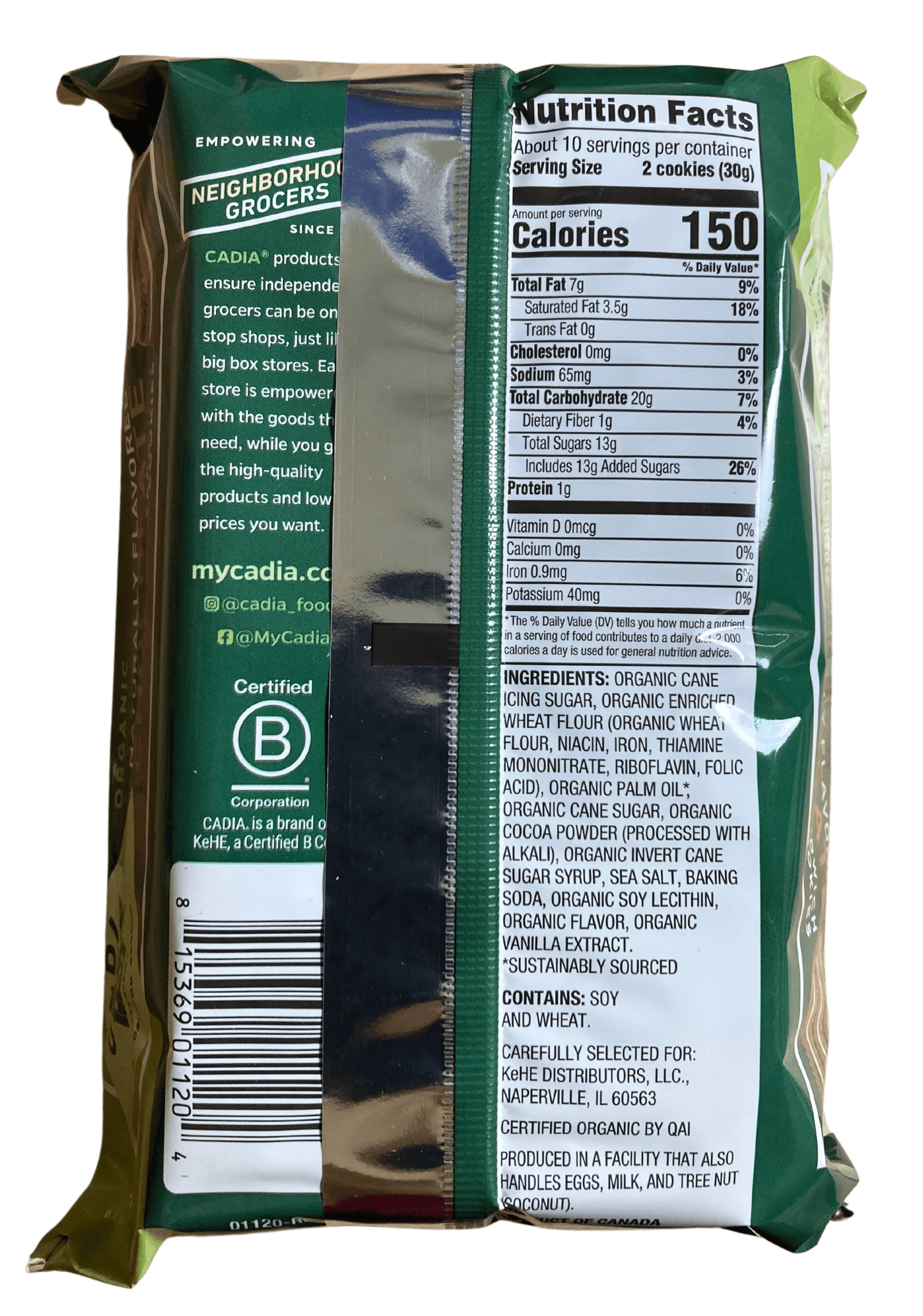 Organic Sandwich Cookies by Cadia