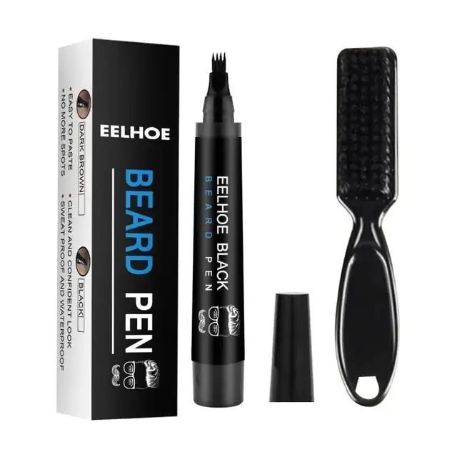 Kit de pinceau et stylo pour embellir la barbe